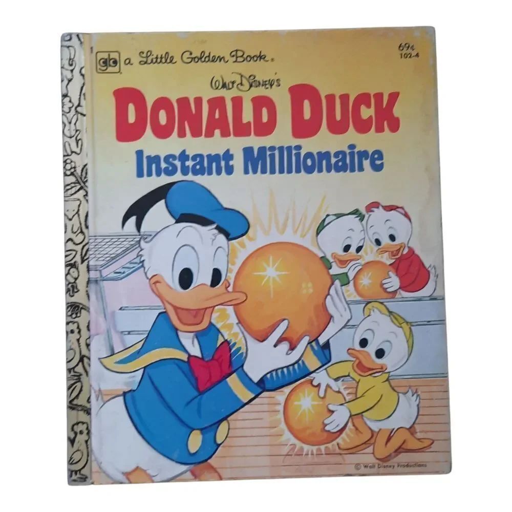 Disney Little Golden Book: Donald Duck Instant Millionaire